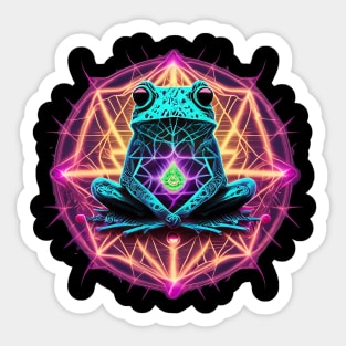 Frog Chakra Sticker